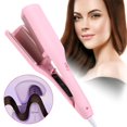 thumbnail image 4 of Curling Iron French Egg Roll Curling Iron Water Ripple V-shapedionic Hair Curling Iron Fast Heating, Adjustable Temperature, Egg Roll Hair Waving Iron Hair Curler Styling Tools J5S1, 4 of 9