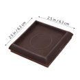 thumbnail image 3 of Troglfold caster cups 10pcs Furniture Protector 2 inch Non-slip Furniture Pad Square Chair Stopper,2.48"X2.48"X0.51", 3 of 10