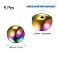 thumbnail image 2 of 5 Packs Rainbow Gazing Ball 2 Inch 51mm Polished Hollow Ball, Stainless Steel Gazing Globe Mirror Ball, 2 of 4