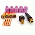 thumbnail image 4 of Labymos 16PCS TIG Weldings Torch Nozzle Rings Cover TIG Weldings Torch Stubby Gases Lens Kit, 4 of 5