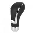 thumbnail image 4 of Coche de cambio - Accesorio de perilla de cambio de cabeza de palanca de cambio automática de coche universal de plástico negro, 4 of 8