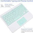 thumbnail image 5 of Teclado inalámbrico con panel táctil para tableta, compatible con Bluetooth, Xiaomi Pad 5, iPad Air 4, 2 Pro, 5 of 5