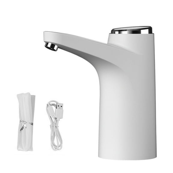 TOP-MAX Gallon Bottle Electric Intelligent Water Pump Water Bottle Pump Drinking Dispenser Pump (White)