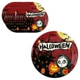 thumbnail image 2 of Decoraciones de Halloween, adornos de Halloween, regalos de Halloween: 10 platos de papel desechables para Halloween. Platos de papel para la cena, ideales para fiestas de Halloween., 2 of 6
