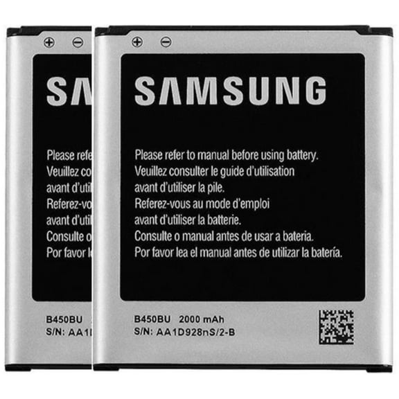 2 Pcs. 2000mAh Replacement Batteries only for Samsung Galaxy S3 Mini SM-G730A (AT&T) SM-G730V (Verizon) B450BC, B450BU (Not compatible with S3 Mini i8190)