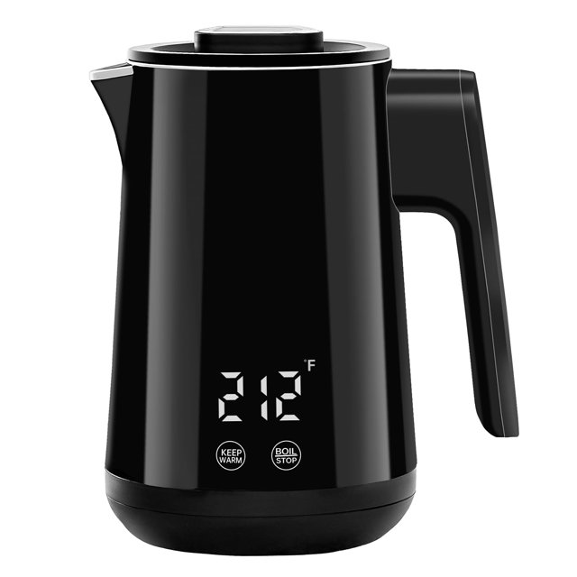 Hervidor eléctrico Seehot 850 ml con control de temperatura 800 W negro