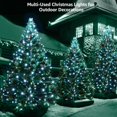 thumbnail image 4 of Luces para árbol de Navidad Meknow, 400 LED, 3 m, 10 líneas, color blanco frío, 4 of 7