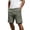 A Army Green, variant on Men Athletic Shorts Men's Solid Color Elastic Waist Drawstring Zipper Pocket Casual Sports Shorts Black Xxxl