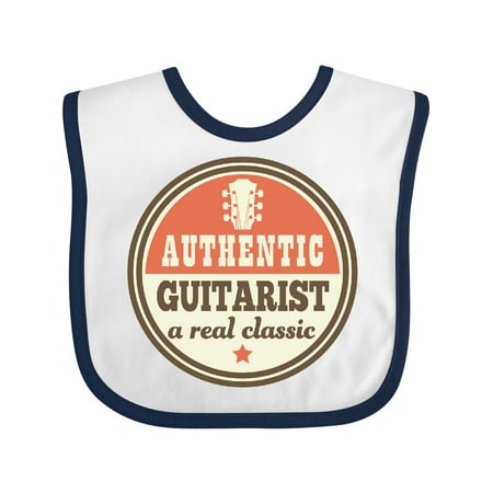 

Inktastic Guitar Music Gift Funny Guitarist Gift Baby Boy or Baby Girl Bib
