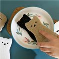 thumbnail image 2 of Billuyoard Esponja con forma de gato de 4 piezas, 3 capas de absorción de agua, lavavajillas, antiarañazos, herramienta de limpieza de fricción Cocina y Comedor, 2 of 6