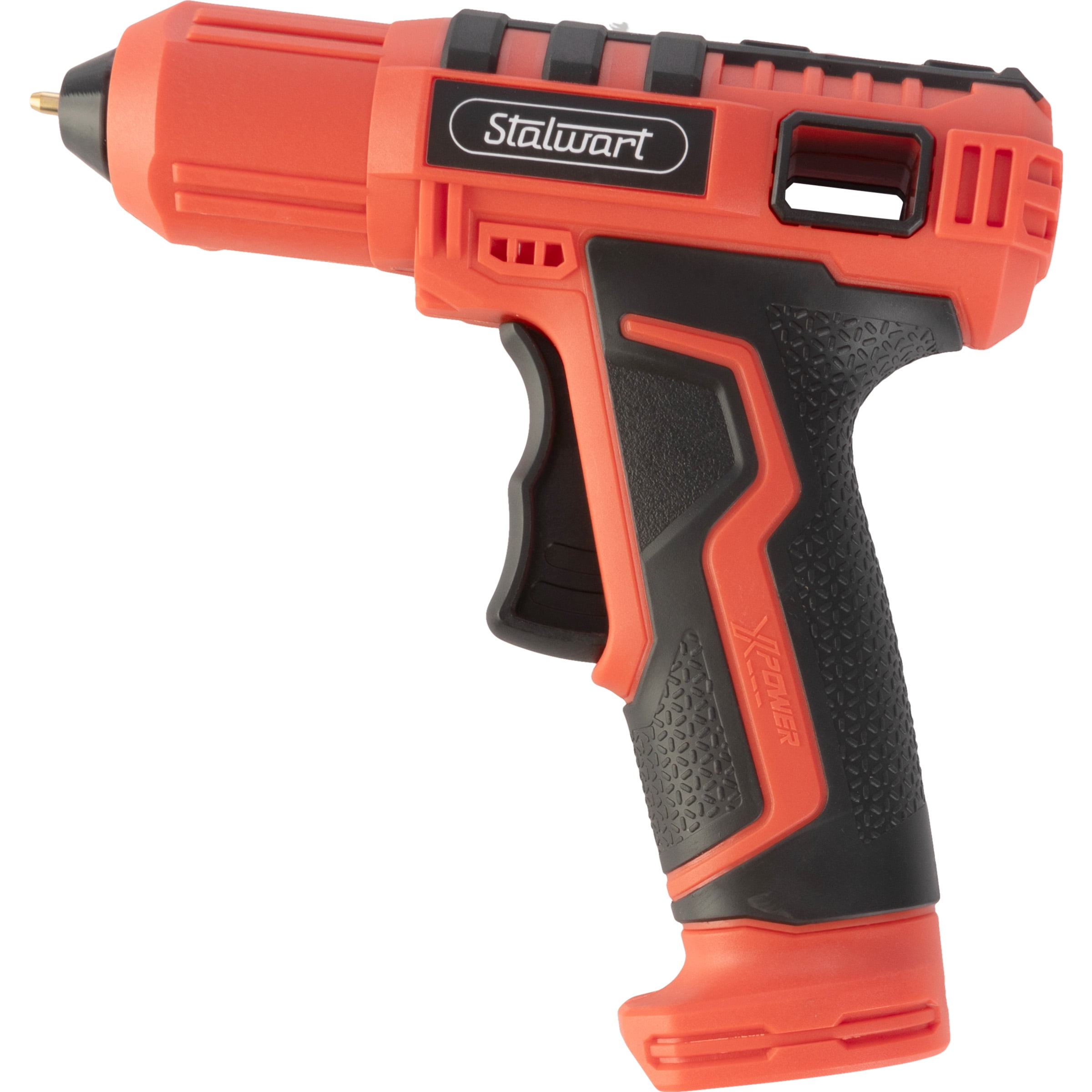 Stalwart 4V Cordless Glue Gun Kit with 15 Second Warm-Up, Red