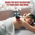 thumbnail image 3 of Cupping Therapy Set-Smart Dynamic Cupping Set-3 in 1 Vacuum Cupping Massager-Gua Sha Massage Tool With12 Level Temperature and Suction-Suitable for All Body Part，Red, 3 of 9