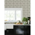 thumbnail image 3 of Nuwallpaper Black Landondale Peel & Stick Wallpaper, 3 of 8