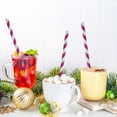 thumbnail image 6 of SHIMELE 100pc Biodegradable Paper Straws - Eco-Friendly, Thick & Durable, Disposable for Drinking, Perfect for Parties & Events, 6 of 8