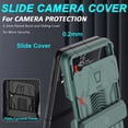 thumbnail image 3 of Compatible Samsung Z Flip 4 Case, Galaxy Z Flip 4 Case with Hinge Protection, Slide Camera Lens Cover, 3 of 5