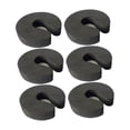 thumbnail image 3 of Lipstore 6 Pcs Protection de Doigt de Porte Remplacement Professionnel Pince à Doigt Protecteur Noir 20MM, 3 of 8