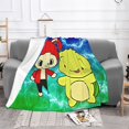 thumbnail image 2 of Kawaii jj Mikey Maizen Soft Micro Fleece Cozy Throw Blanket Lightweight Fuzzy Flannel Blankets Sofa Decor Gifts, 2 of 9