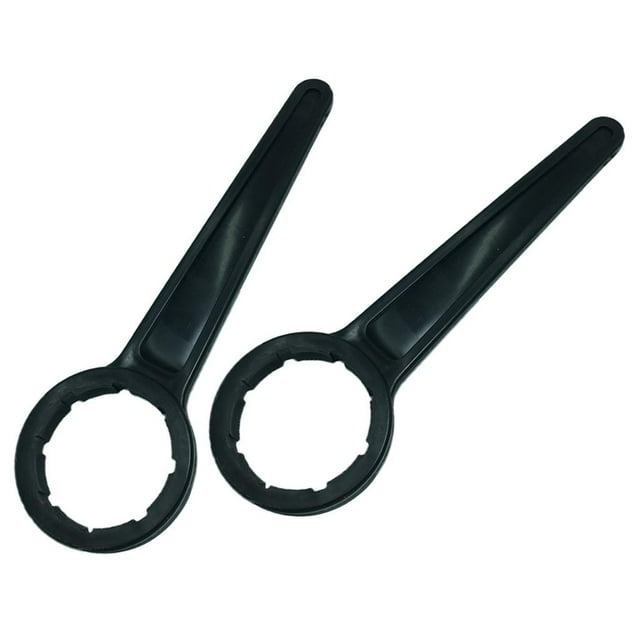 Llave para abrir la tapa del balde shamjiam 2Pcs 56mm Tapas Abiertas Elevadoras De Plástico Negro