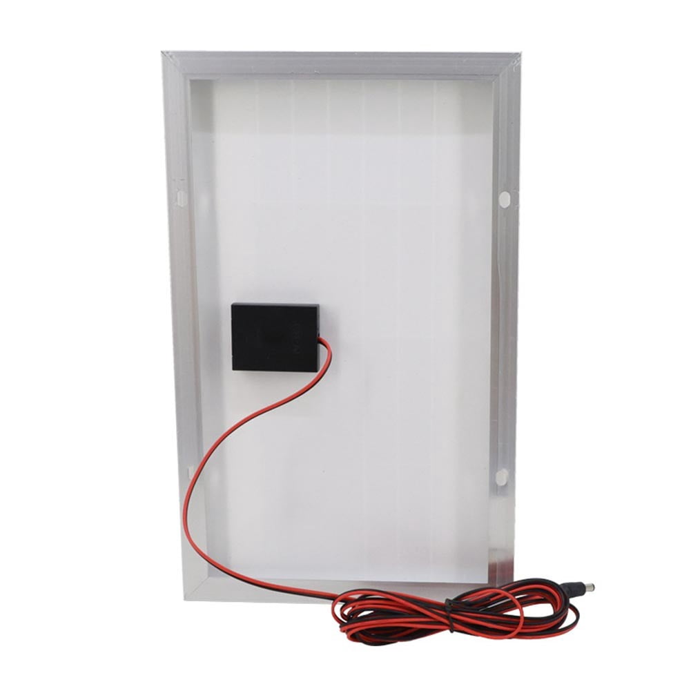 10W 12V/18V Solar Panel Kit With Controller And Crocodile Clip Ip65 Waterproof 10A Controller Smile Home
