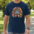 thumbnail image 3 of White Ribbon Floral Lungs Lung Cancer Survivor T‑Shirt — Lung Cancer Awareness Tee, Survivor & Supporter Gift, 3 of 5