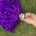 thumbnail image 5 of D-GROEE Cheerleading Pom Poms with Straight Handle, PET Pom Poms Hand Flowers Cheerleader Pompoms for Sports Cheers Ball Dance Fancy Dress Night Party, 5 of 6
