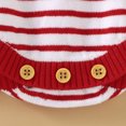 thumbnail image 5 of Newborn Baby Bodysuits Cotton Knitted Toddler Boys Girls Jumpsuit Outfit Short Sleeve Infant Children Clothing One Piece Overall, 5 of 5
