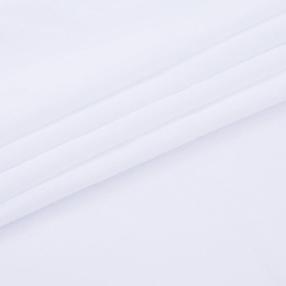 1pc Polyester Fabric for DIY Cloth Accessories White 1500~1600mm 1 yard