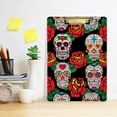 thumbnail image 6 of Coolnut 12"x9" Skull Clipboard A4 Size Standard Size Clipboards Decorative Clipboard with Low Profile Metal Clip for Office, School, Nurses, Students, 6 of 7