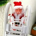 thumbnail image 6 of Santa Claus Climbing Ladder Electric Decoration Christmas Tree Ornaments Funny New Year Kids Gifts Party Decor, 6 of 8