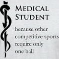 thumbnail image 3 of CafePress - Medical Student Because... Light T Shirt - Men's Classic Graphic T-Shirt, 3 of 4