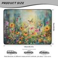 thumbnail image 7 of FOR U DESIGNS Butterfly Daisy Lavender Print Trunk Cargo Liner Fits Most Car Models Non-Slip All Weather Universal Durable Rear Trunk Mat for SUVs Vans, 7 of 7