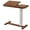 Walnut, variant on Muwuele Walnut Overbed Table with Wheels, Adjustable Tilt Top Rolling Laptop Desk for Bed and Sofa, Executive Mobile Bedside Table, Walnut Finish