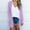 Purple loose fit cardigan women a1, variant on Yrmaups Loose Fit Long Sleeve Cardigan for Women, Casual V Neck Blouse, Flowy Soft Knit Cover Up for Beach Travel Office Daily Wear, White S