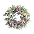thumbnail image 2 of Corona de Pascua Artificial con Huevos de Pascua para Festivales, Interiores Y Exteriores., 2 of 9