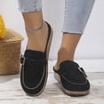 thumbnail image 2 of Women Autumn Flat Slippers Comfortable Soft Sole Closed Toe Slippers Casual Loafers Sandals Shoes, 2 of 5