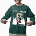 thumbnail image 2 of Christmas Sweatshirt, Born to Ride Dog on Scooter Christmas Sweatshirt, Funny Holiday Ugly Sweater, Festive Crewneck for Pet & Scooter Lovers, 2 of 5