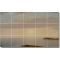 thumbnail image 1 of Ceramic Tile Mural-John Kensett Waterfront Painting 287. 30" w x 18" h using (15) 6 x 6 ceramic tiles, 1 of 3
