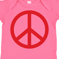 thumbnail image 4 of Inktastic Fun Red Peace Sign Boys or Girls Baby Bodysuit, 4 of 5