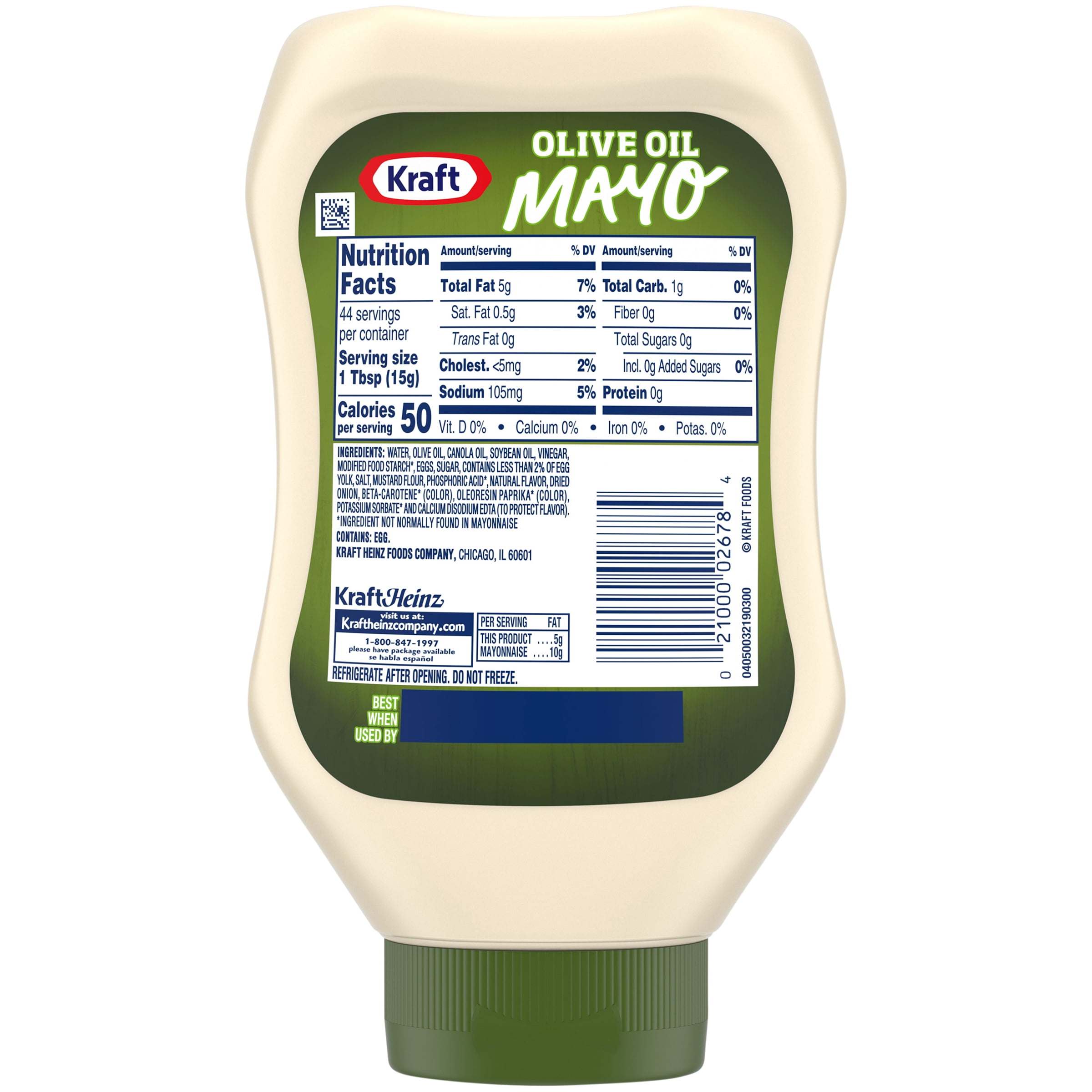 Kraft Olive Oil Mayo Nutrition Label Bios Pics
