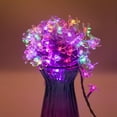 thumbnail image 5 of Flower Fairy String Lights, 33ft 100 LED Cherry Blossom Plug in Easter Christmas Tree Hanging Décor Lamp, Garden Bedroom Indoor Decorations for Fence, Wedding Birthday Party (Multicolor), 5 of 18