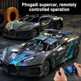 thumbnail image 3 of Racing Remote Control Car Toys Battery Operated Medium-sized green Bugatti, 3 of 5