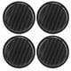 thumbnail image 2 of Tapas Centrales de la Llanta, 4 piezas de ruedas de ruedas capas de carbono estilo de fibra universal para automóvil, 2 of 7