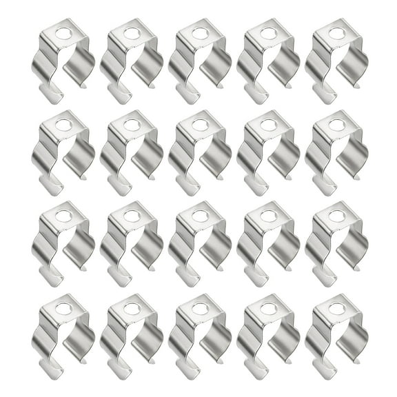 Unique Bargains 20 Packs T5 Fluorescent Tube Lamp Bracket Clips Socket Lampholder