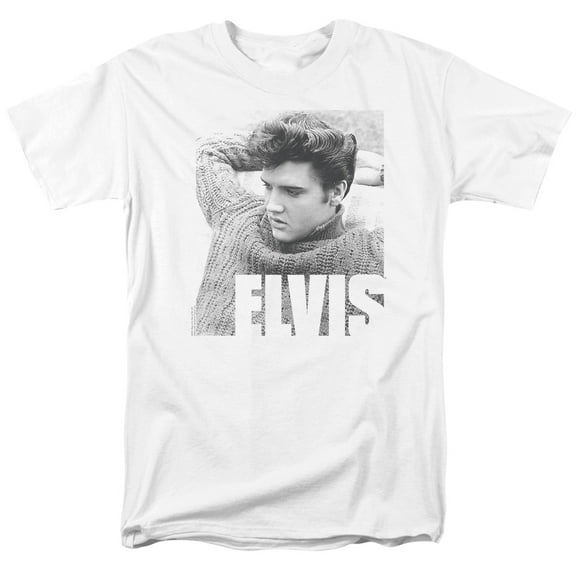 Elvis Presley Men's Relaxing T-shirt X-Large White