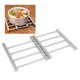thumbnail image 4 of Mantel individual resistente al calor de mesa acero inoxidable Cojín para ollas retráctil Tapetes resistentes Proceso de lijado de superficie Mantel individual resistente al ANGGREK Otros, 4 of 8
