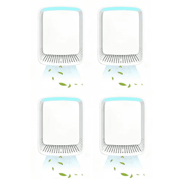 lovx 4 Pack Plug-In Negative Ion Ionizer for Home,Office,Kitchen,Bedroom,Bathroom - Filterless,Quiet Operation