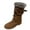 Brown, variant on Puntoco Women'S Winter Boots Clearance,Women'S Winter Warm Middle Ankle Boots Low Heels Shoes Black