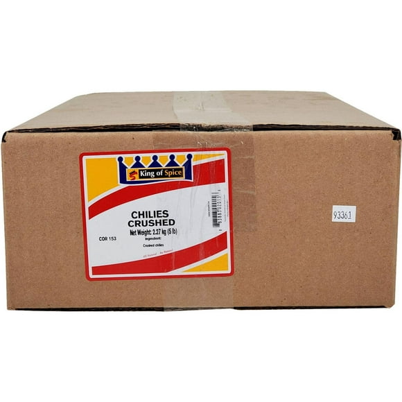 Kasuku Red Chillies Crushed, 5lb 1 Count