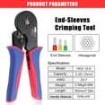 thumbnail image 2 of Herramienta de crimpado HKS Ferrule AWG 23-7, trinquete autoajustable, 2 of 5
