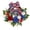 D, variant on Independence Day Star-Spangled Flag Hanging Ornament, 11.8x8.3 Inch Plastic Sign, for Door, Wall, Living Room, Porch, Patriotic Display